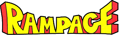 Rampage logo for NES
